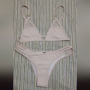 Diamond Life bikini, Size M, cream